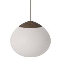 Bolia Acorn Hanglamp Ø 41 cm - Opaalglas - Donker Eiken - thumbnail
