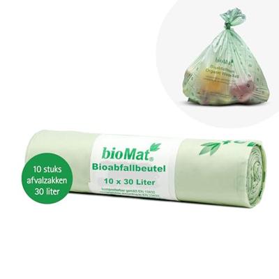 Biomat Composteerbare vuilniszakken 30l -10 st. - thumbnail