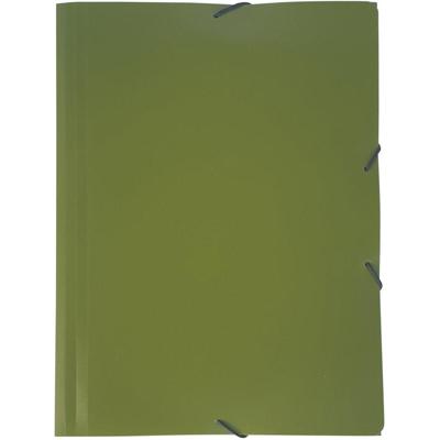 Bronyl elastomap Nature ft A4, uit PP, kaki groen