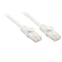 LINDY 48205 RJ45 Netwerkkabel, patchkabel CAT 6 U/UTP 5.00 m Wit Vergulde steekcontacten 1 stuk(s) - thumbnail
