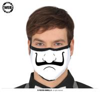 Mondkapje La Casa De Papel Wit - thumbnail