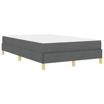 Boxspring bed Taupe, Bruin 120 x 190 cm Stof, Engineered Hout
