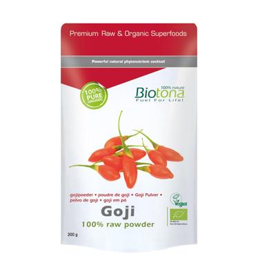 Goji raw powder bio 200 Gram Goji raw powder bio 200 Gram