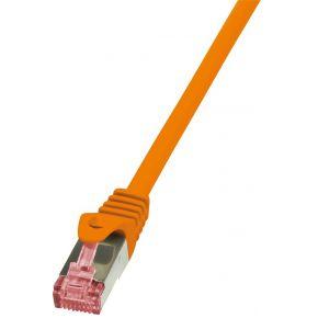 LogiLink CQ2028S RJ45 Netwerkkabel, patchkabel CAT 6 S/FTP 0.50 m Oranje Vlambestendig, Snagless 1 stuk(s) LogiLink CQ2028S RJ45 Netwerkkabel, patchkabel CAT 6 S/FTP 0.50 m Oranje Vlambestendig, Snagless 1 stuk(s)