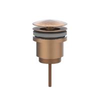 Design Afvoerplug IVY Always Open Geborsteld Mat Koper PVD - thumbnail