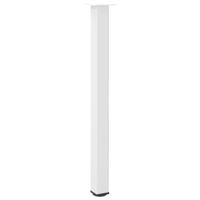 Bartafelpoten 4 st 110-112 cm staal wit - thumbnail