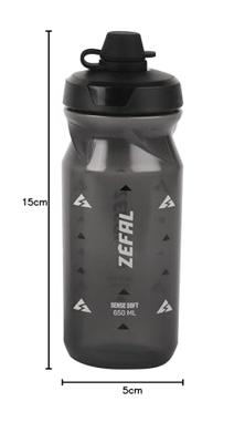 Zefal Zéfal bidon "sense soft" bottle zéfal sense soft 650ml no mud black