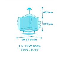 Dalber Kinderkamer hanglampLittle Shark - 63472 - thumbnail