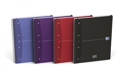 Oxford Office Essentials European Book, 240 bladzijden, ft A4+, geruit, geassorteerde kleuren