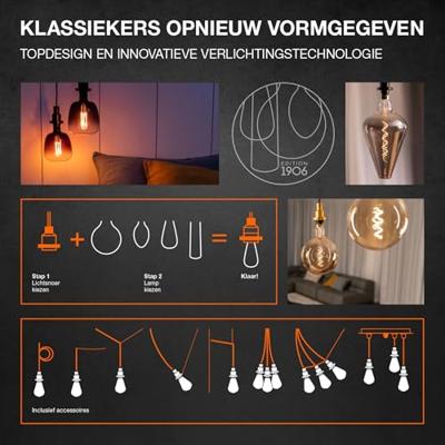 OSRAM HOMELIGHTING Vintage 1906 PenduLum Triple Canopy Round 4099854442735 Hanglamp Zwart OSRAM HOMELIGHTING Vintage 1906 PenduLum Triple Canopy Round 4099854442735 Hanglamp Zwart