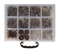 Bofix sorti 12dlg. ringen + moeren rvs - thumbnail