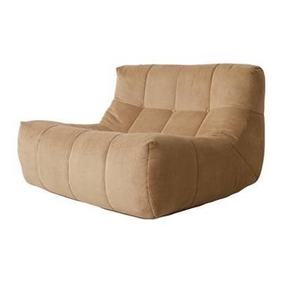 HKliving Lazy Lounge fauteuil Rib Brown HKliving Lazy Lounge fauteuil Rib Brown