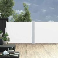 VidaXL Tuinscherm uittrekbaar 170x1200 cm crème - thumbnail
