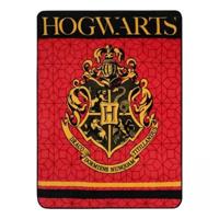 Harry Potter fleeceplaid Hogwarts rood 120x150cm - thumbnail