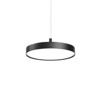 Louis Poulsen Slim Round 440 Suspended Hanglamp - 3000K 2404lm Dali - Opal - Zwart - thumbnail