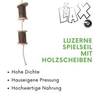 Lax Luzerne aan Touw met houtschijven - thumbnail