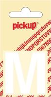Plakletter Helvetica 40 mm Sticker witte letter m Pickup - Pickup - thumbnail