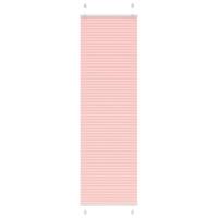 Pliss rolgordijn 60x200 cm stofbreedte 59,4 cm polyester roze - thumbnail