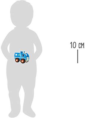 Small Foot houten politieauto blauw