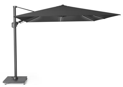 Platinum Challenger zweefparasol T2 Glow premium 3x3 antraciet frame faded black