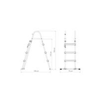 Bestway Zwembadtrap Flowclear 107 cm - thumbnail