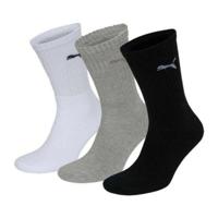 Puma sokken hoog wit-zwart-grijs 3-pack-43-46 - thumbnail