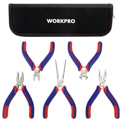 WorkPro WP201015 Mini-tangenset Universeel 5-delig WorkPro WP201015 Mini-tangenset Universeel 5-delig