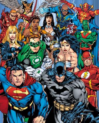 DC Comics Cast Poster 40x50cm DC Comics Cast Poster 40x50cm