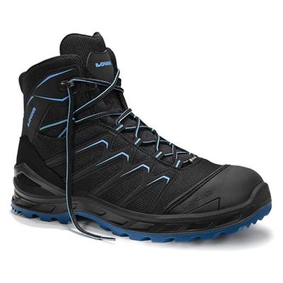 Lowa Werkschoen Larrox Work GTX Mid 5482 S3 | Zwart/Blauw | Maat 47 - 4063606279023