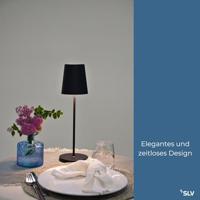 SLV Buiten tafellampVinolina Two zwart - oplaadbaar - 1007693 - thumbnail