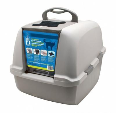 Kattenbak Catit 46 x 55 x 45 cm Met deksel Jumbo Grijs Plastic