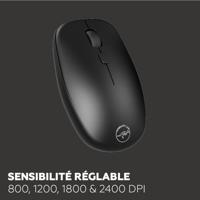 Toetsenbord en muis Mobility Lab CP420W Mini Zwart AZERTY - thumbnail