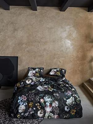 Essenza Essenza Fleur Festive Duvet dekbedovertrek 2p set 200x220 Blooming black