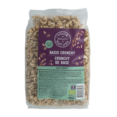 Muesli crunchy basis bio 600 Gram Muesli crunchy basis bio 600 Gram