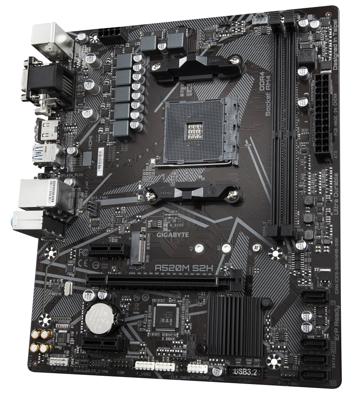 Gigabyte A520M S2H moederbord - thumbnail