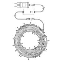Nedis SmartLife Decoratieve LED lichtslang iOS/Android 10.8 meter - thumbnail