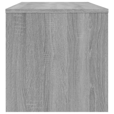 Tv-meubel 100x40x40 cm bewerkt hout grijs sonoma eikenkleurig - thumbnail
