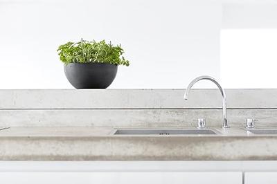 Ecopots Brussels Donkergrijs Ø25 x H12 cm Ecopots Brussels Donkergrijs Ø25 x H12 cm