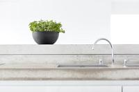 Ecopots Brussels Donkergrijs Ø25 x H12 cm - thumbnail