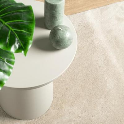 VidaXL Vloerkleed oviedo laagpolig 140x200 cm beige