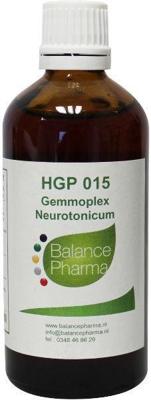 Balancepharma HGP015 Gemmoplex neurotonicum 100 Milliliter