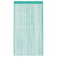 Koordgordijnen 2 st turkoois 100x250 cm - thumbnail