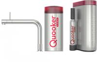 Quooker Front met COMBI boiler en CUBE reservoir 5-in-1 kokend water kraan RVS - thumbnail