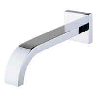 Wiesbaden inbouw-uitloop vierkant 30cm 1/2&apos;&apos; chroom - thumbnail