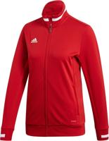 Adidas T19 Woven Jacket Dames Rood - thumbnail