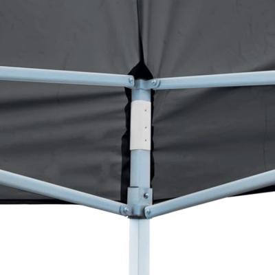Partytent pop-up inklapbaar met zijwanden 3x6 m antraciet - thumbnail