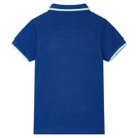 Kinderpoloshirt 104 donkerblauw - thumbnail