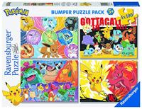 Pokemon - Gotta Catch'em All! Bumper Puzzle Pack (4x100 pcs) - thumbnail