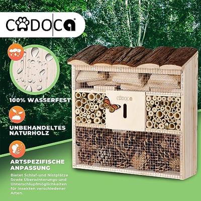 Insectenhotel nestkastje 30,5x9,5x31cm