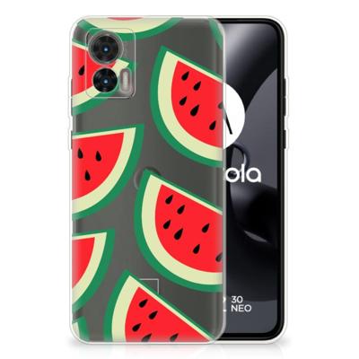Motorola Edge 30 Neo | Siliconen Case | Watermelons